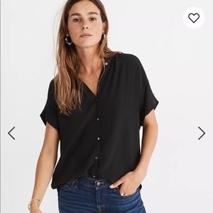 NWT Madewell Central Drapey Shirt